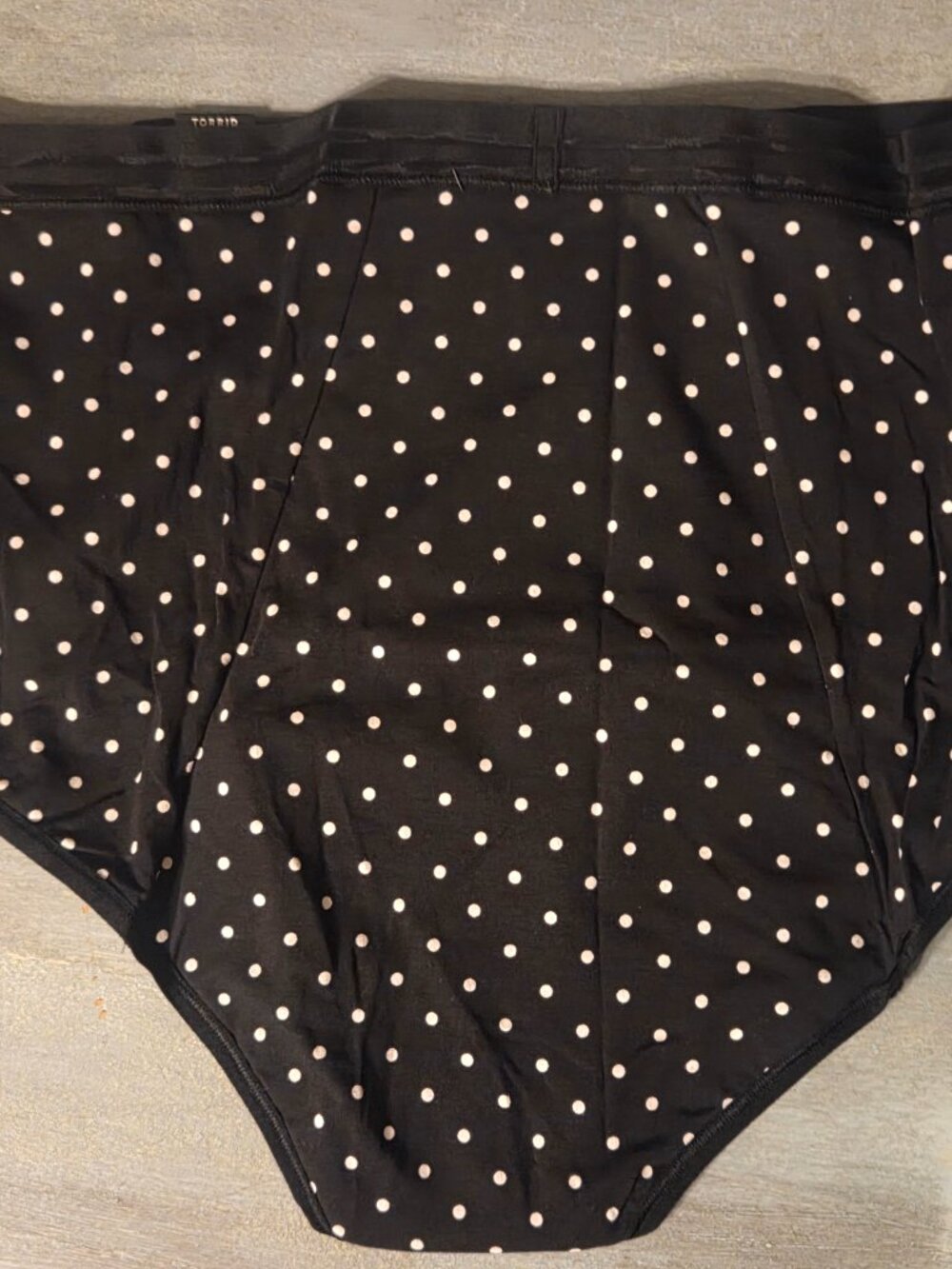 2 Pair Torrid Leakproof Panties Plus Size 4 NWT - Polka Dot & Solid Green - Picture 5 of 9